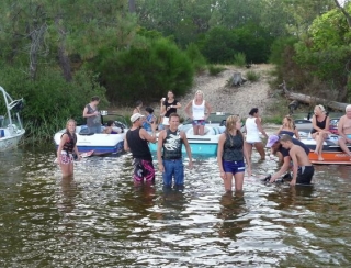 sortie en famille au lac de lacanau